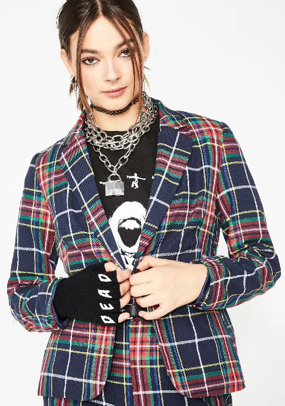 Fashion-Forward Women's Clothing Limited Stock Plaid Habit Jacket