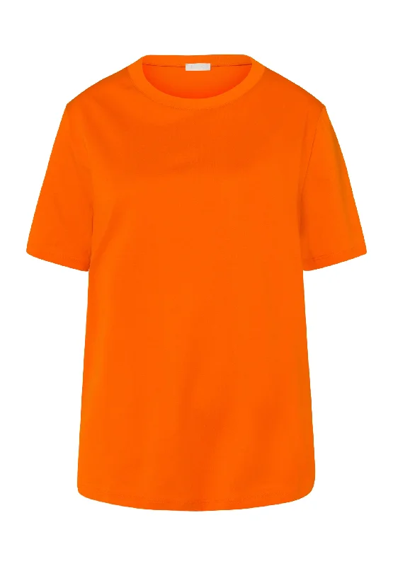 Women's Trendy Apparel Fashion Forward Femininity Natural Shirt Organic Cotton Top | Juicy Orange 78662-2292