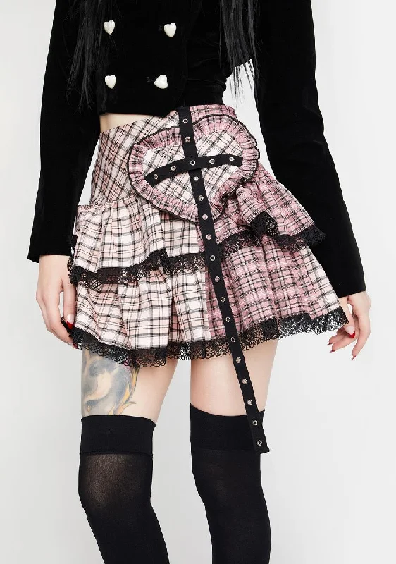 Women's Clothing For Everyday Wear Hot Picks Millennium Hottie Plaid Skirt