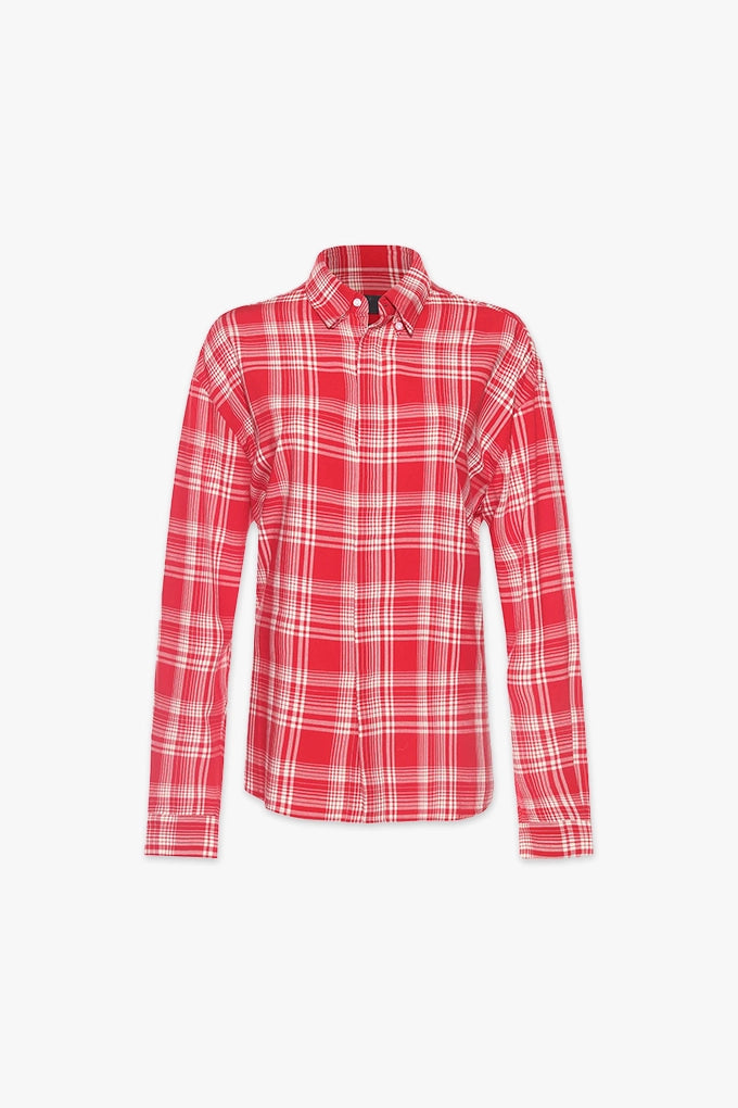 Timeless Women's Clothing Modern Chic Discounts SIERRA SHIRT | RED PLAID