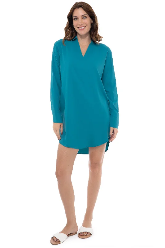 Women's Resort Garments Winter Warehouse Sale Women's Koesta Cover-Up | Tahitian Teal