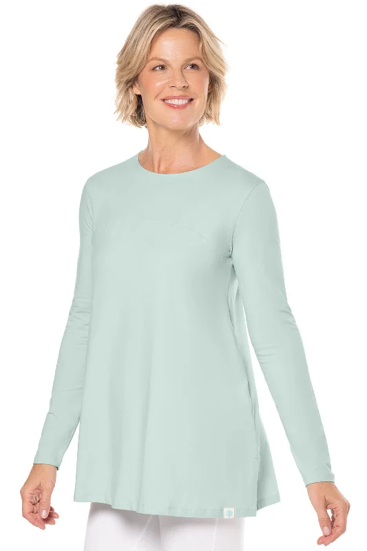 Women's Chic Outerwear Garments Forward Trendsetter Women's Daybreak Swing Top | Misty Aqua