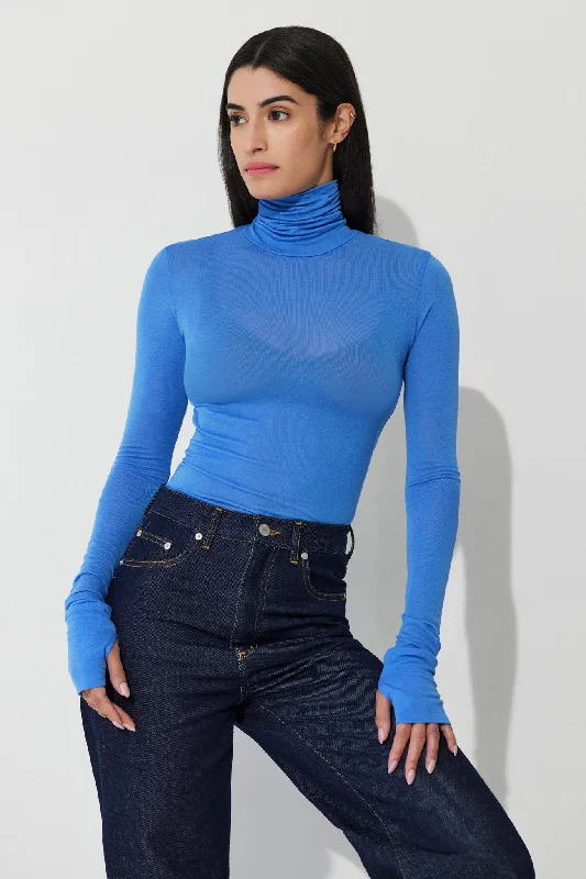 Luxury Women's Clothes Stylish Deals Eloise Sheer Turtleneck