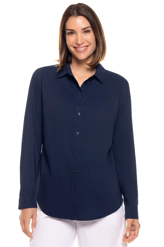 Sustainable Women's Clothes Glamorous Fashion Offers Women's Rhodes Shirt | Navy