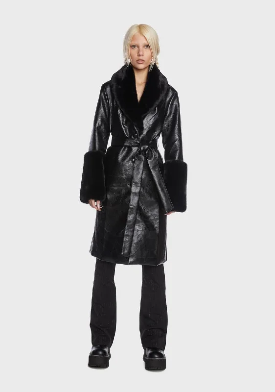 Women's Luxury Garments Limited-Time Offer City League Trench Coat