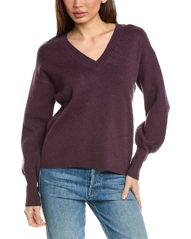 Women's Professional Garments Bold Fashion Sales OAT NEW YORK V-Neck Sweater