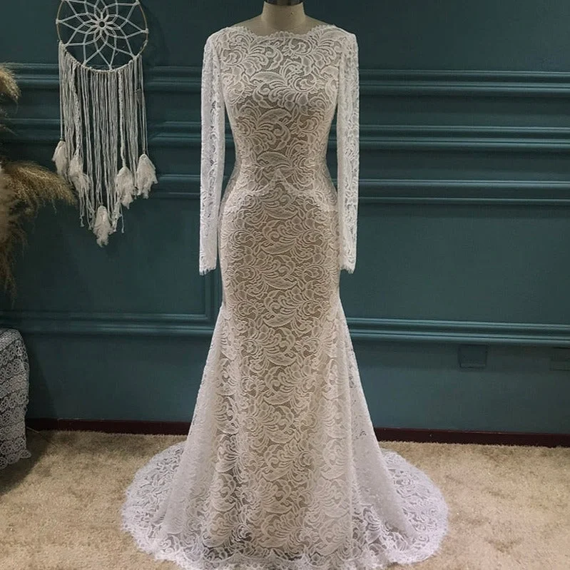 Women's Sporty Chic Clothes Limited Stock Mystic Lace Wedding Dress