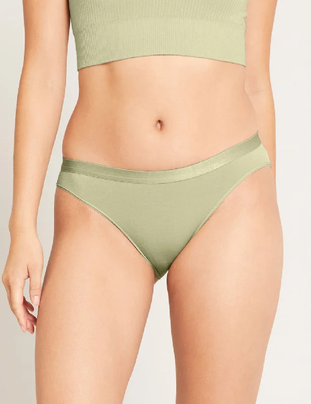 Women's High-End Clothing Chic Style, Always In Vogue LYOLYTE Hipster Bikini - Sage