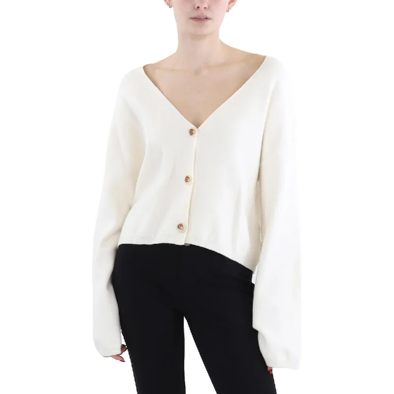 Stylish Outerwear Clothes For Women Flash Sale, Don'T Miss Womens Cropped Button Up Cardigan Sweater