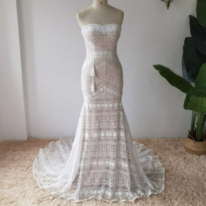 Women's Seasonal Clothes Urban Style Promotions Crochet Allure Wedding Dress