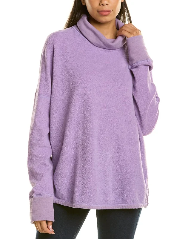 Women's Vacation Clothes Romantic Chic Deals Michael Stars Meadow Reversible Turtleneck Pullover