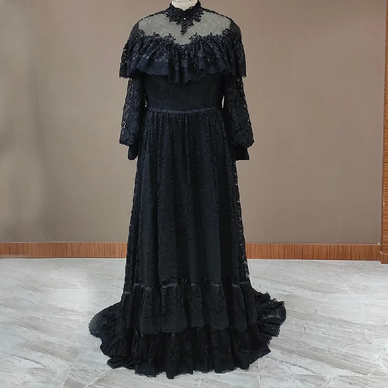 Modern Women's Attire Unleash Your Trendy Side Nocturnal Elegance Bridal Dress