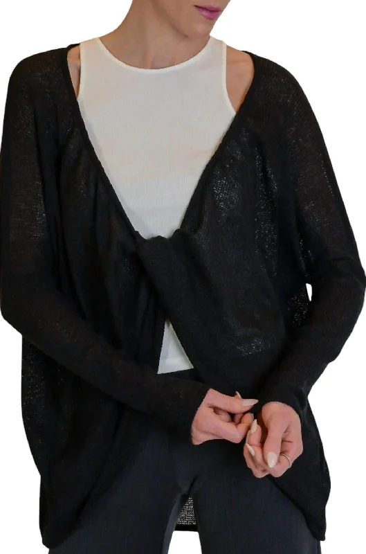 Timeless Women's Clothing Unleash Your Trend Driven Style Nele Cardi In Black