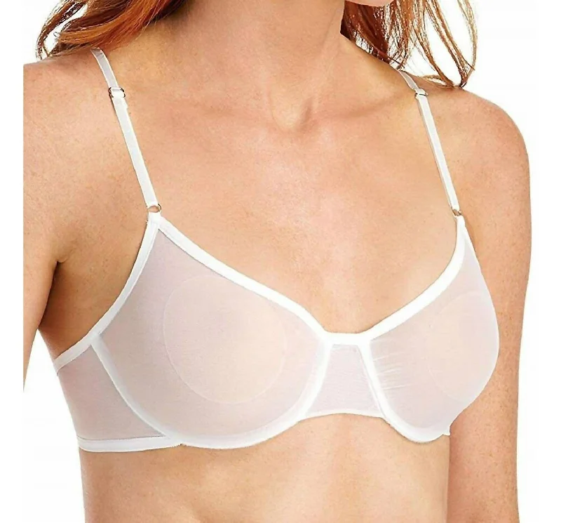 Women's Elegant Clothing Sets Limited Stock Whisper Underwire Bra In White