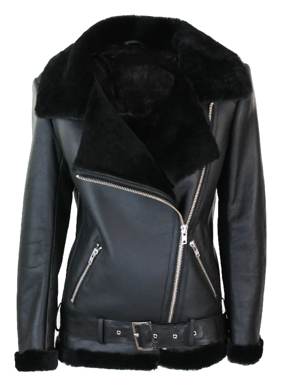 Women's Clothing For Special Occasions Shearling Sheepskin Jacket