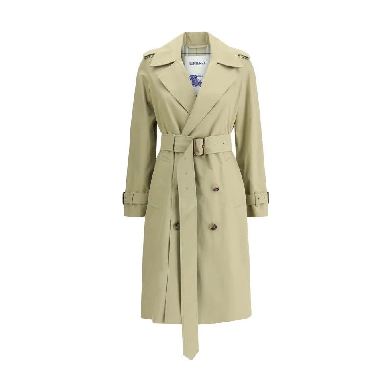 Fashionable Women's Outfit Burberry Cotton Trench Women's Coat