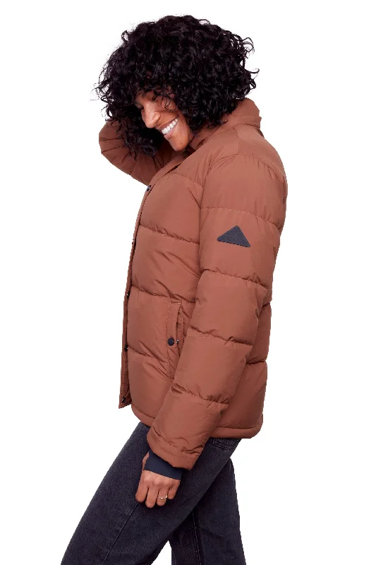 Women's Transitional Garments FORILLON | WOMEN'S VEGAN DOWN (RECYCLED) SHORT QUILTED PUFFER JACKET