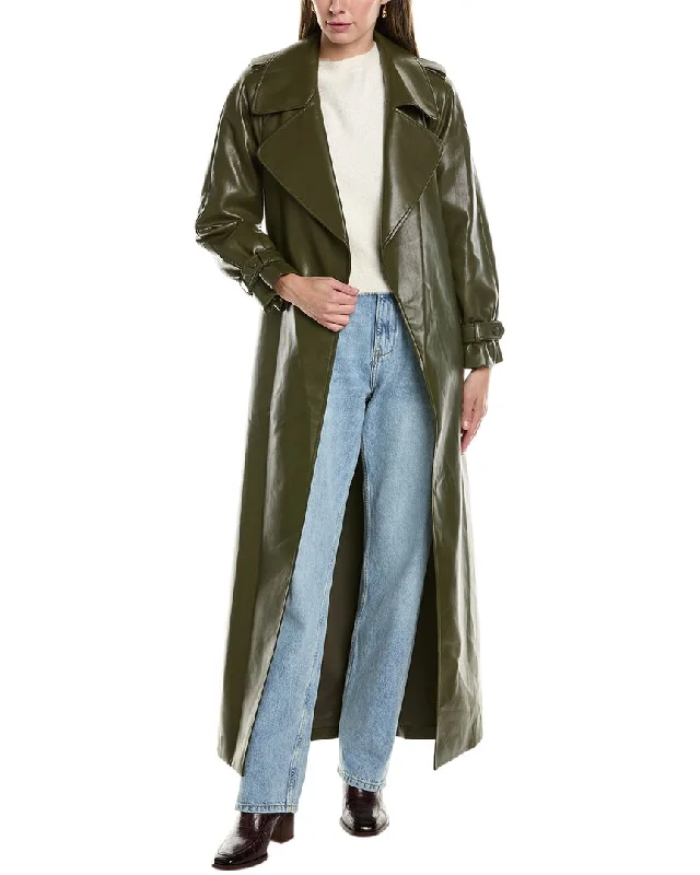 Women's Clothing For Outdoor Activities alice + olivia Jarrett Trench Coat