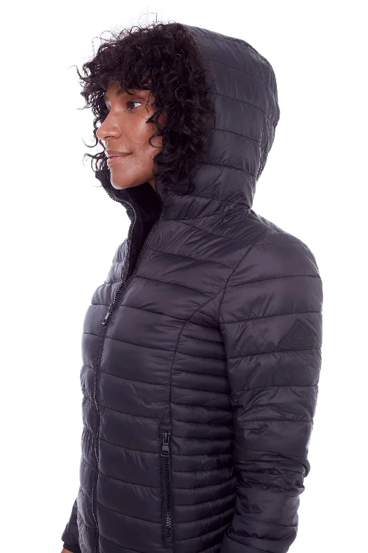 Tailored Clothing For Women YOHO LADIES' | WOMEN'S VEGAN DOWN (RECYCLED) LIGHTWEIGHT PACKABLE PUFFER