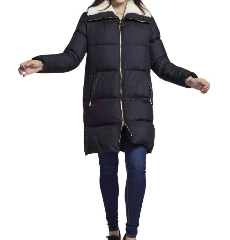 Affordable Women's Outfit Down Coat In Black