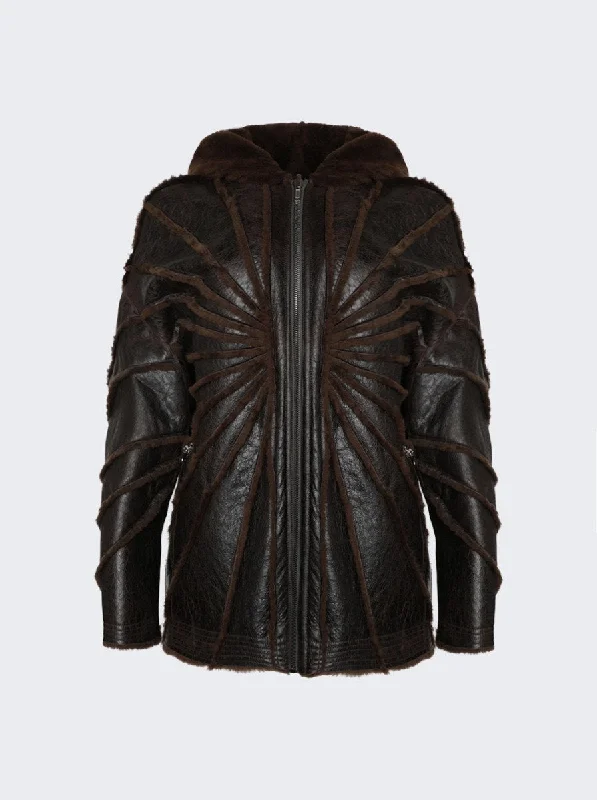 Women's Layered Outfit Sheepskin Jacket