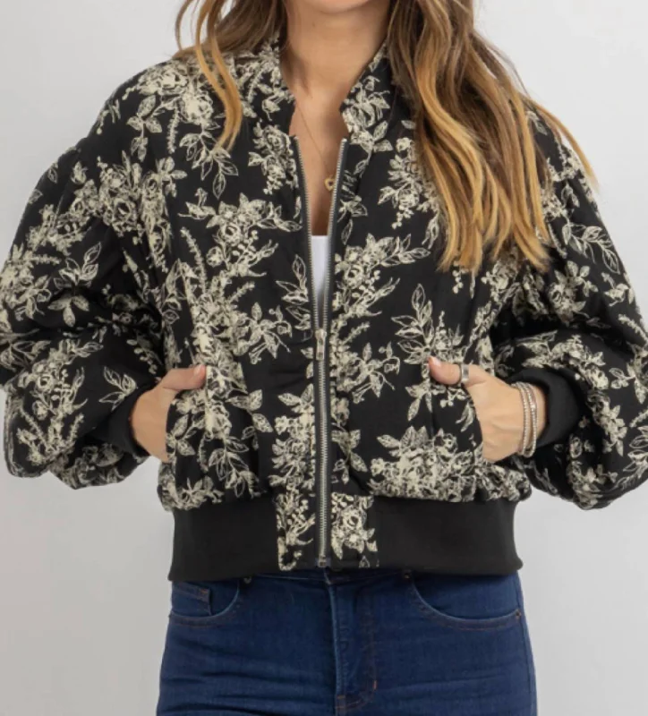 Fashion Clearance Sale – Grab The Best Deals Today Gardener Bomber Jacket In Black