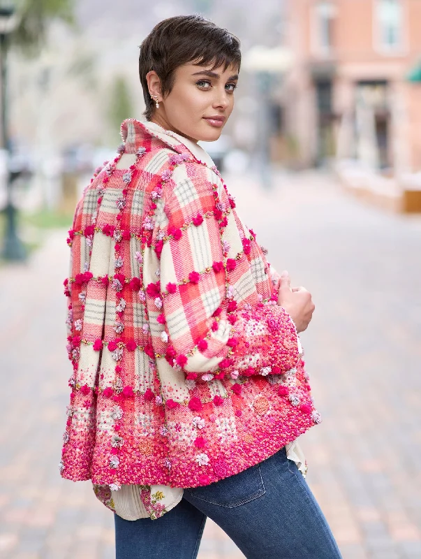 Chic And Affordable Fashion – Limited-Time Offers Zahra Floral Check Jacket