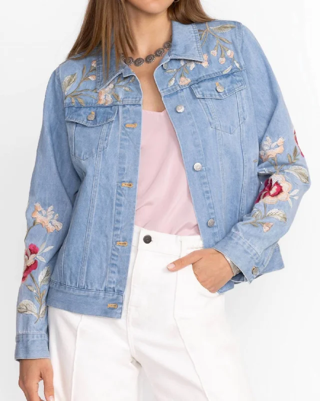 Women's Casual Garments Erinn Denim Jacket In Blue