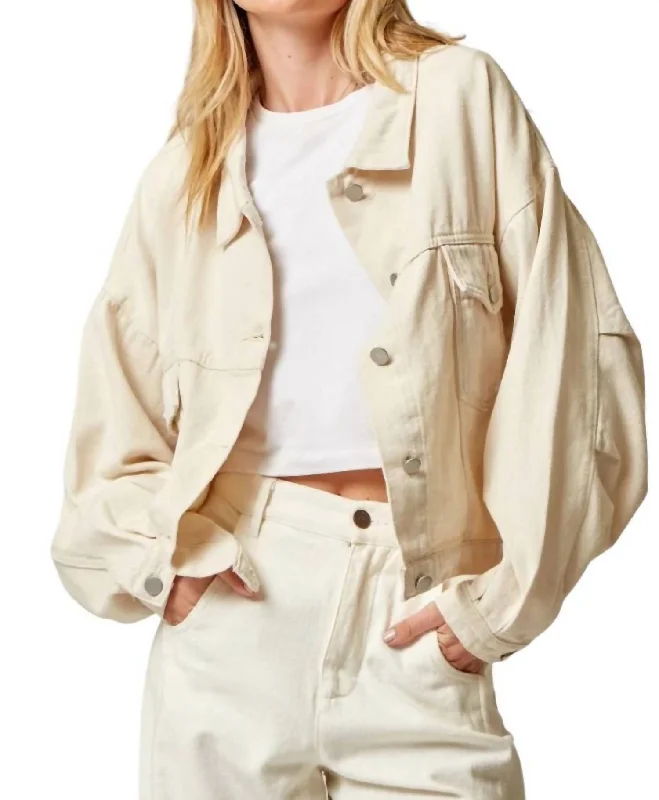 Limited-Time Clothing Sale – Grab Your Favorites Today We Had It All Denim Jacket In Natural