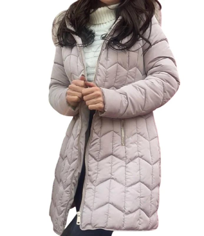 Affordable Women's Outfit Daisy Quilted Puffer Jacket In Taupe