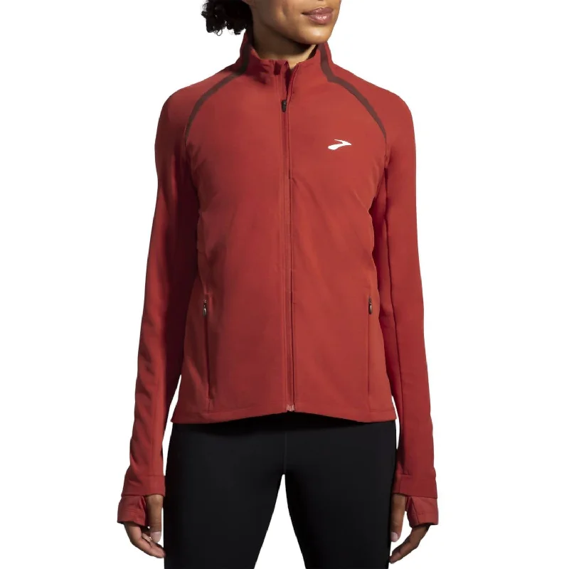 Women's Holiday Clothing Women's Fusion Hybrid Jacket In Copper/run Raisin