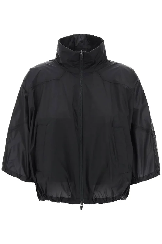 Women's Formal Event Clothing HERNO LAMINAR windbreaker jacket in liquid shine finish