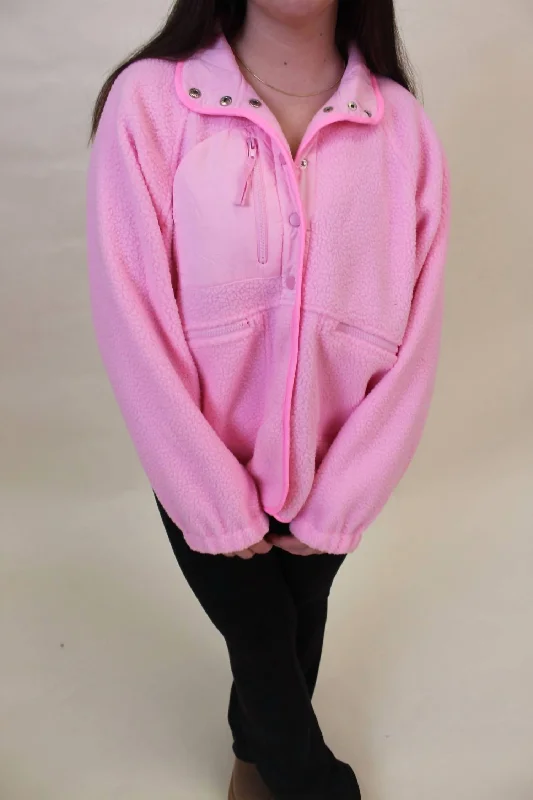 Refresh Your Wardrobe With Our Fashion Deals River Sherpa Jacket In Pink