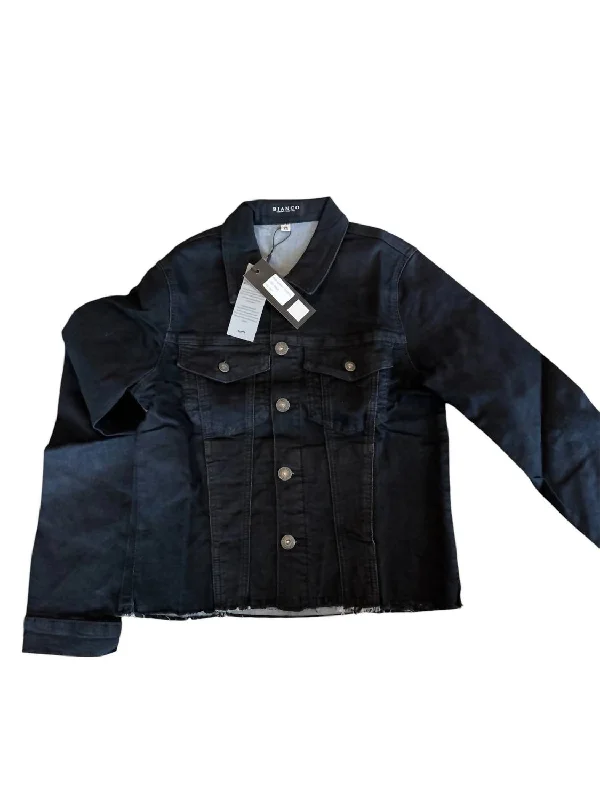 Women's Clothing For Everyday Wear Women's Jean Jacket In Black