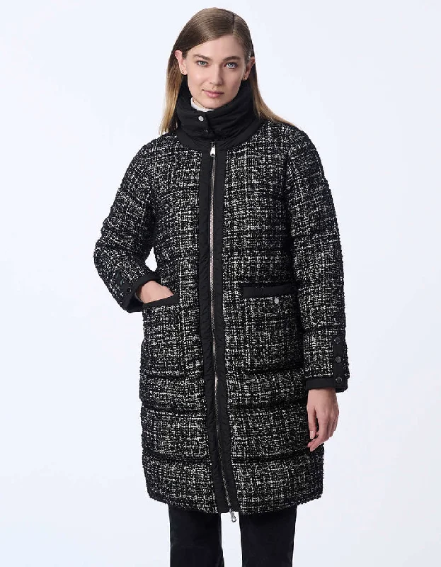 Women's Office Clothing Regent Tweed Puffer Coat