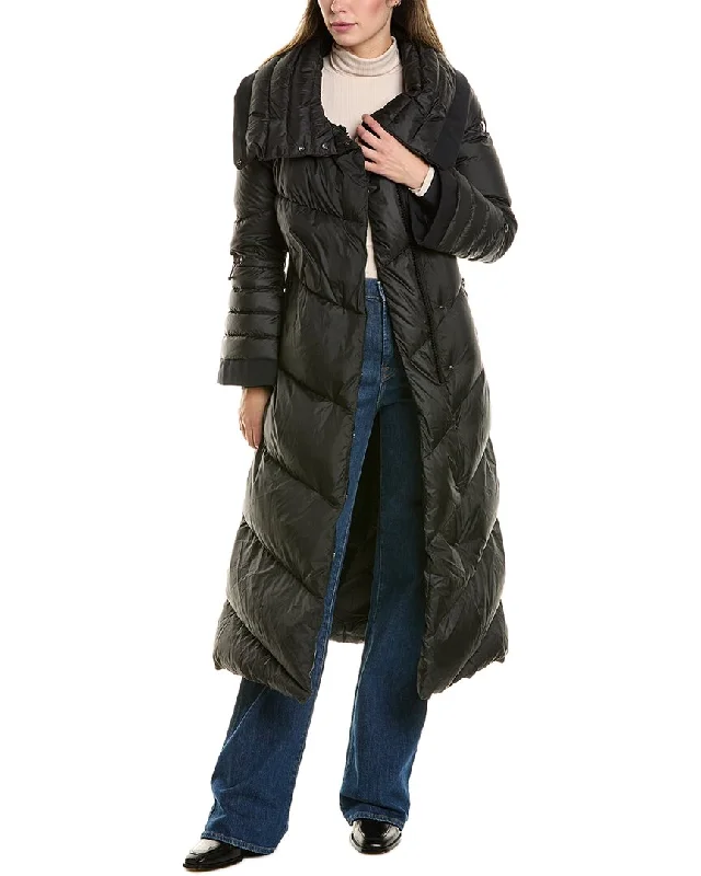 Stylish Women's Garments Post Card Papias Long Down Coat