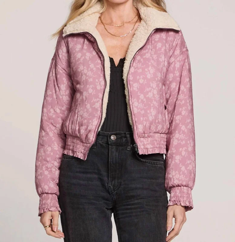 Casual Outfit For Women Amber Jacket In Mauve