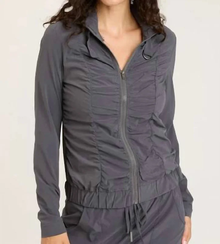 Women's Clothing For Work Momentum Jacket In Charcoal