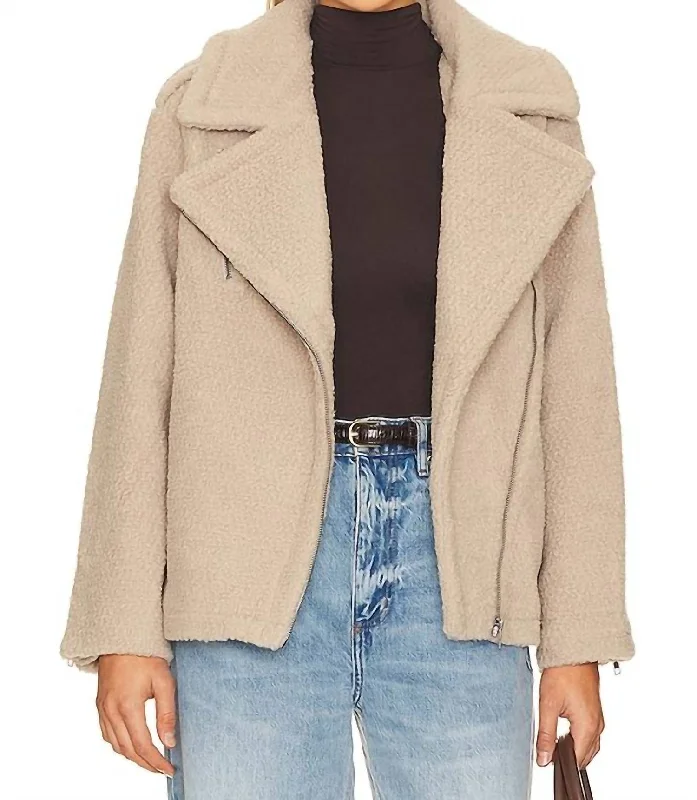 Chic Women's Outfit Layne Jacket In Taupe - Small