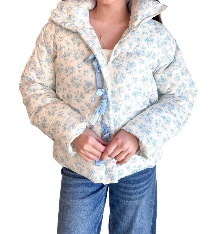 Huge Markdowns On Must-Have Fashion Essentials Delight Bow Jacket In Light Blue