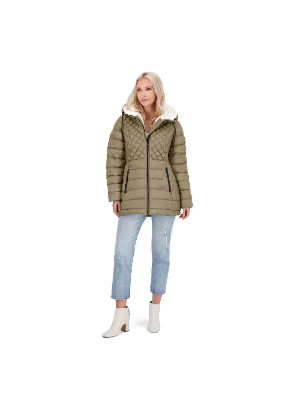 Women's Plus-Size Garments Cozy Lined Glacier Shield Womens Cozy Quilted Glacier Shield Coat