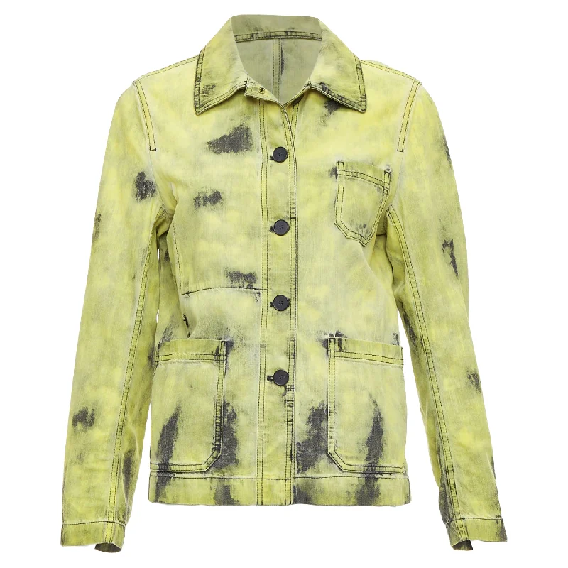 Women's Clothing Outfit Set Christian Dior acid wash tie dye cd overshirt jacket