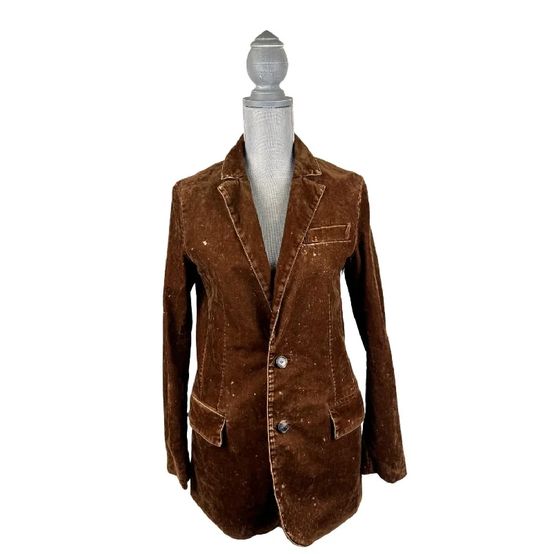 Flash Sale On Stylish Outfits – Hurry Before It's Gone Pre-Loved Women's Distressed Denim Jacket In Brown