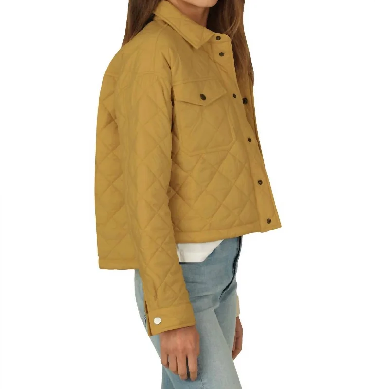 Women's Clothes And Apparel Hi Lo Ranch Jacket In Gold Rush