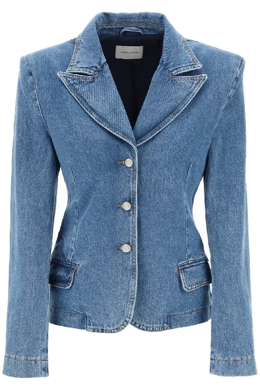 Flash Sale On Stylish Outfits – Hurry Before It's Gone MAGDA BUTRYM single-breasted jacket in denim