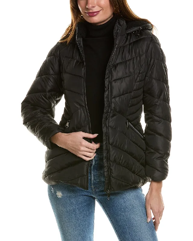 Vintage-Inspired Garments Big Chill Quilted Puffer Jacket