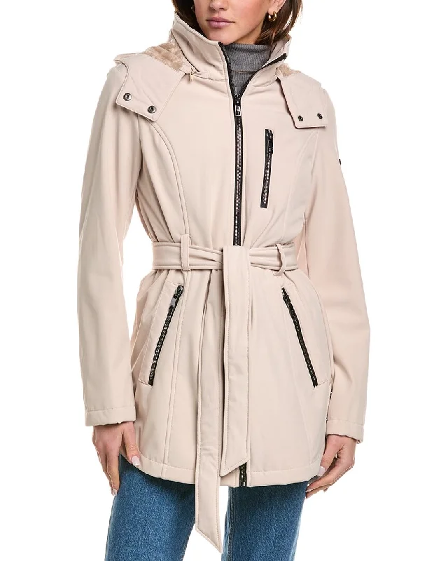 Fashion-Forward Styles At Incredible Discounts Nautica Belted Softshell Jacket