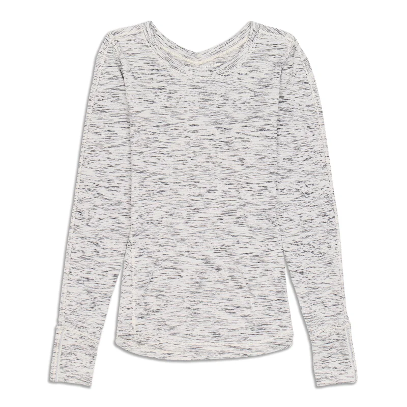 Women's Trendy Apparel Step Ahead, Lead The Trend On The Run Long Sleeve Shirt - Resale