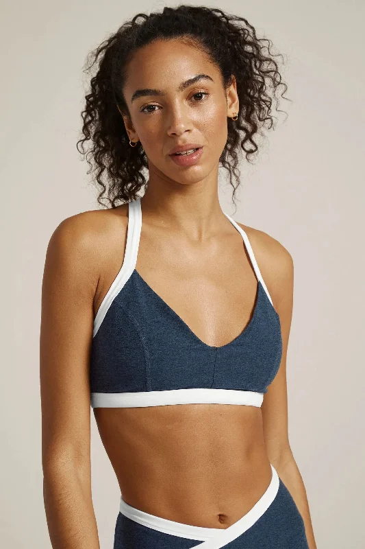 Women's Clothes For The Office Hot Trends Outlines Bra - Navy White