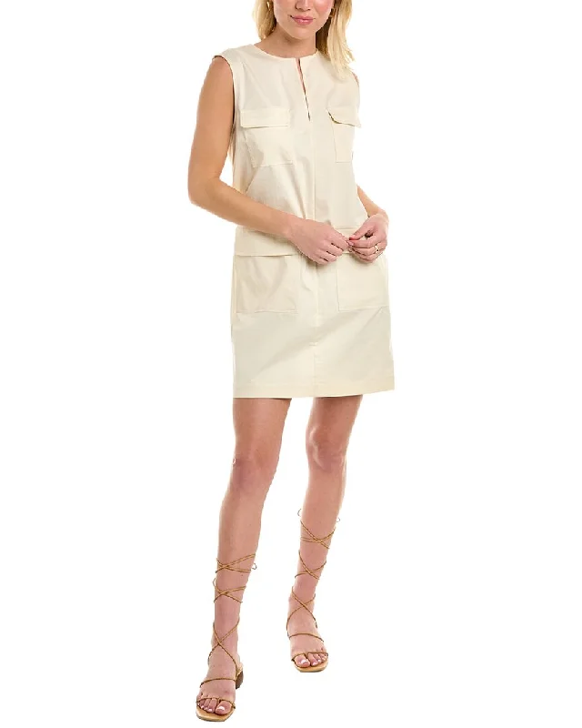 Vintage-Inspired Women's Apparel Special Offer For You Theory Utilitarian Chino Shift Dress